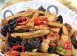 家常腐竹炒肉的做法图解8
