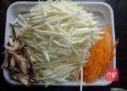 茭白牛肉丝的做法图解3
