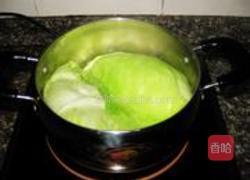 包菜包肝片的做法图解4