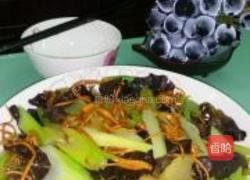 虫草花清炒西芹木耳的做法图解9