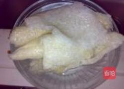 万年青炒肉皮的做法图解1