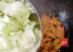 辣炒白菜的做法图解5