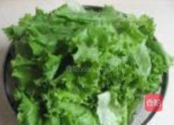 芝麻酱拌生菜的做法图解2