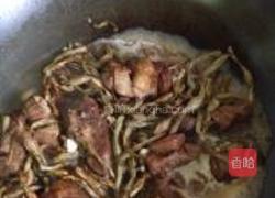 干豇豆炖肉的做法图解9