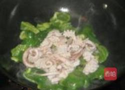 辣味青椒炒鱿鱼的做法图解5