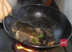 蘑菇青椒炒猪肝的做法图解10