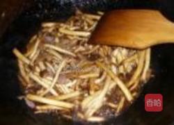 干炒茶树菇的做法图解9