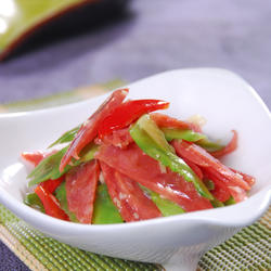 苦瓜炒腊肠的做法[图]