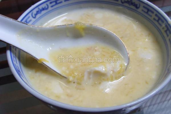 奶香南瓜豆腐羹