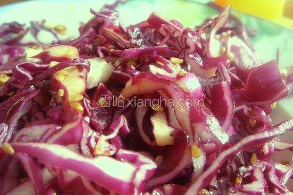 凉拌紫甘蓝