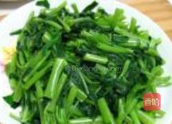 麻酱空心菜的做法图解4