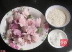 木槿花糯米粥的做法图解1