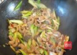 大葱炒腰花的做法图解9