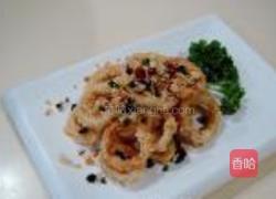 香辣鱿鱼圈的做法图解10