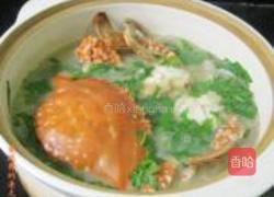 红膏蟹洋葱粉丝煲的做法图解11