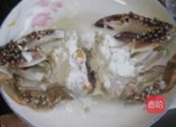 红膏蟹洋葱粉丝煲的做法图解4