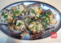 蒜茸粉丝蒸带子的做法图解6