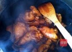 老汤煲猪蹄干豆腐的做法图解2