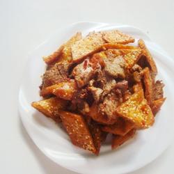 馕炒烤肉的做法[图]