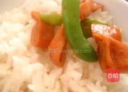 青椒炒卤味的做法图解7