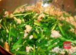 韭菜炒鸡蛋猪肉碎的做法图解5