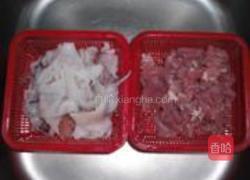 鱿鱼芥兰炒米粉的做法图解7