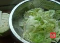 手撕包菜的做法图解4