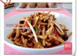 肉酱茶树菇的做法图解9