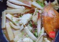 梭子蟹炒年糕的做法图解11