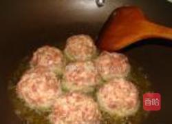 红烧狮子头的做法图解4