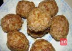 红烧狮子头的做法图解5