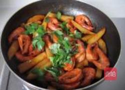 芝香土豆虾的做法图解10