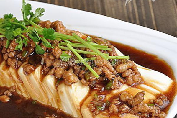 肉末凉拌豆腐