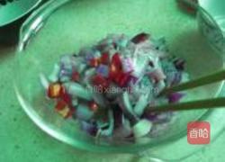 微波炉拌面酱肉的做法图解3