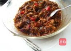 微波炉拌面酱肉的做法图解6
