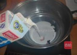 蜜桃芒果布丁的做法图解3