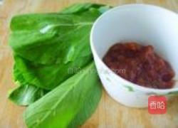 菜心猪肉馄饨的做法图解2