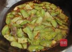 红烧扁豆的做法图解4