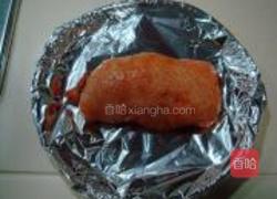 菠萝烤鸭厚匹萨的做法图解2
