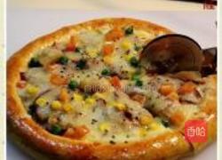 菠萝烤鸭厚匹萨的做法图解26