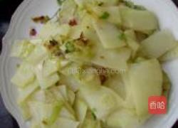 紫甘蓝炒土豆片的做法图解5