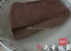 麻油血豆腐的做法图解1