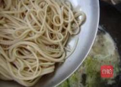 白菜豆干汤面的做法图解6