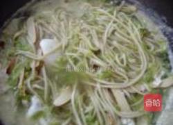 白菜豆干汤面的做法图解8