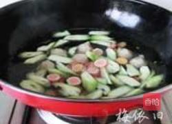 丝瓜浸鱼丸的做法图解6