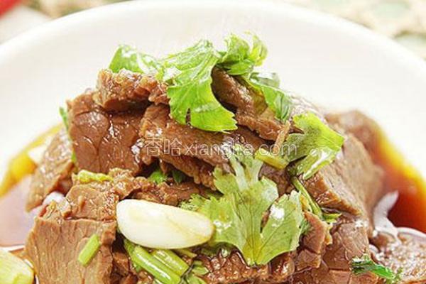 香菜酱拌牛肉