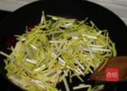 辣炒蒜黄的做法图解3