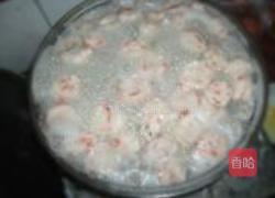 鱼肠虾丸浸西洋菜的做法图解5