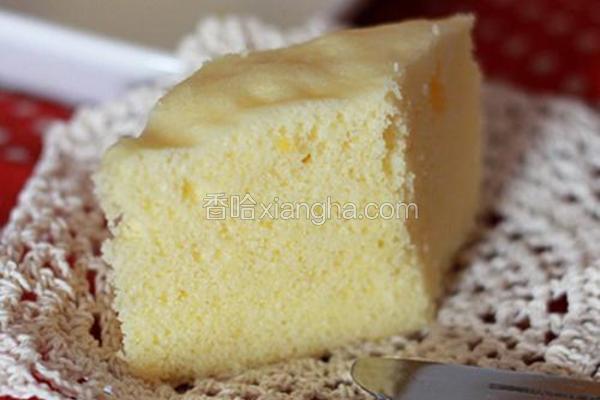 清蒸柠味蛋糕