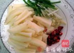 素炒藕条的做法图解3